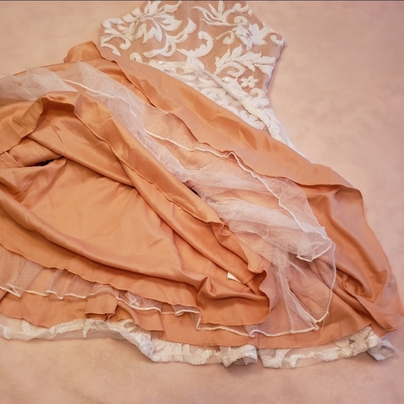 Jodi Kristopher Spaghetti Strap Sequined Dress 5 - Picture 5 of 7